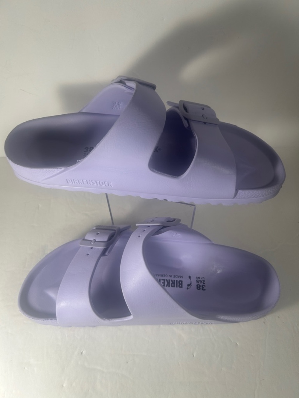 Birkenstock Arizona EVA Slide Sandals in Light Lavender